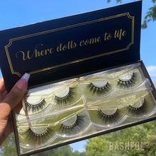 Load image into Gallery viewer, Beautiful Fluffy Mink Lashes super cute, comfortable, and bossy. This is where Dolls come to life. Bashfulwinks Affordable meets luxury